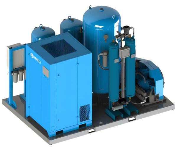 Модульная компрессорная станция Ремеза МКР540-3-8 фото