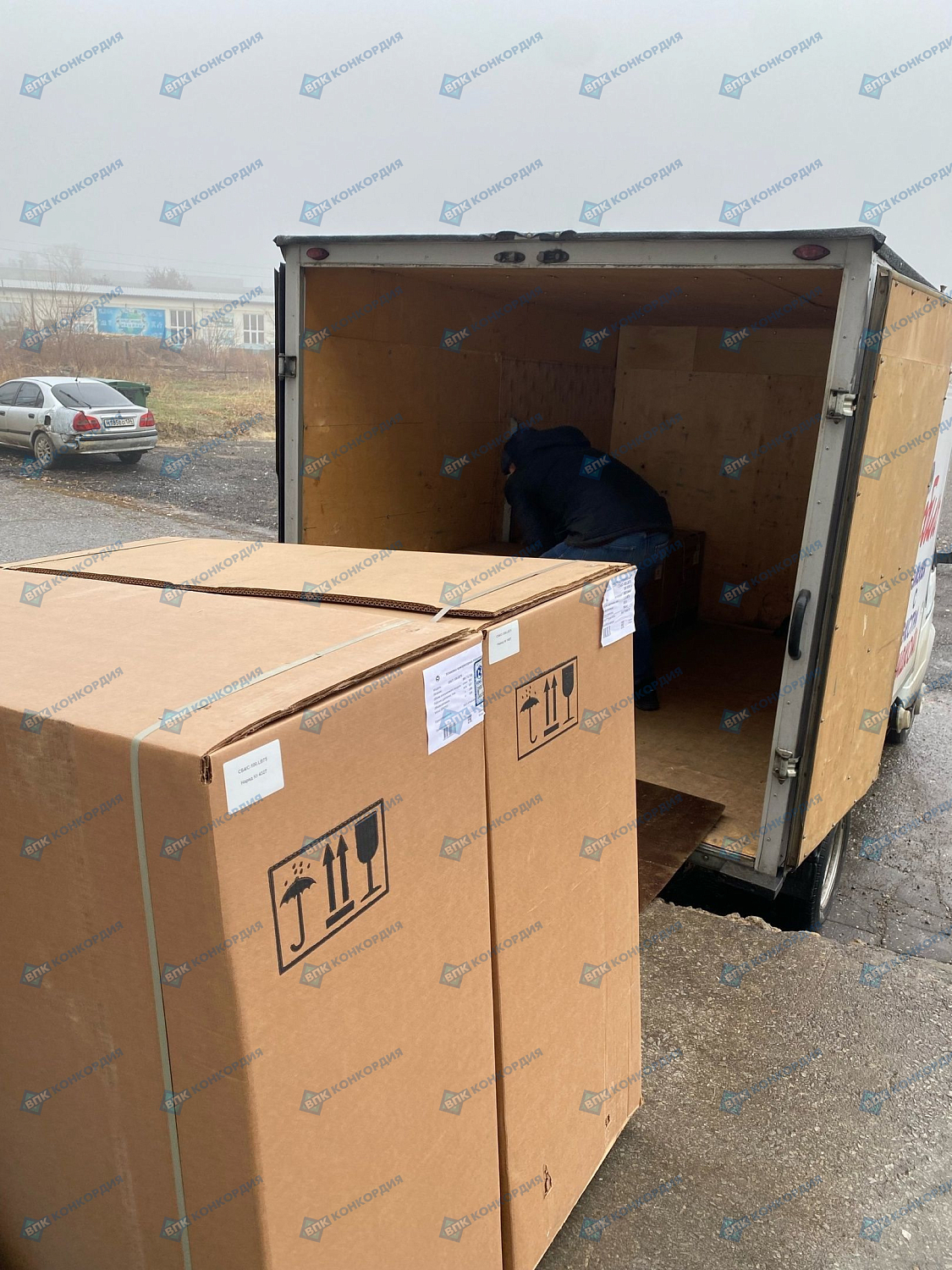 Отгрузка поршневых компрессоров Remeza СБ4/С-100.LB75 в г. Волгоград