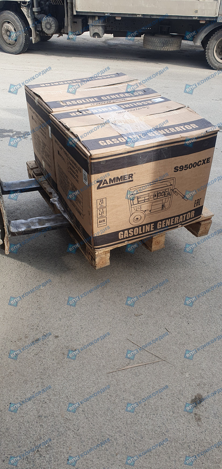 Отгрузка генератора Zammer S9500CXE в г. Симферополь